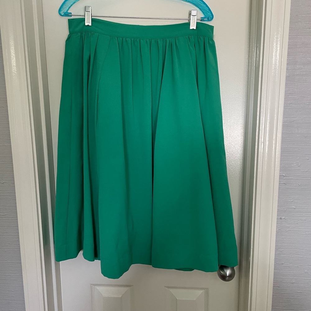 Green skirt
